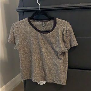 Forever 21 stripes shirt / crop top